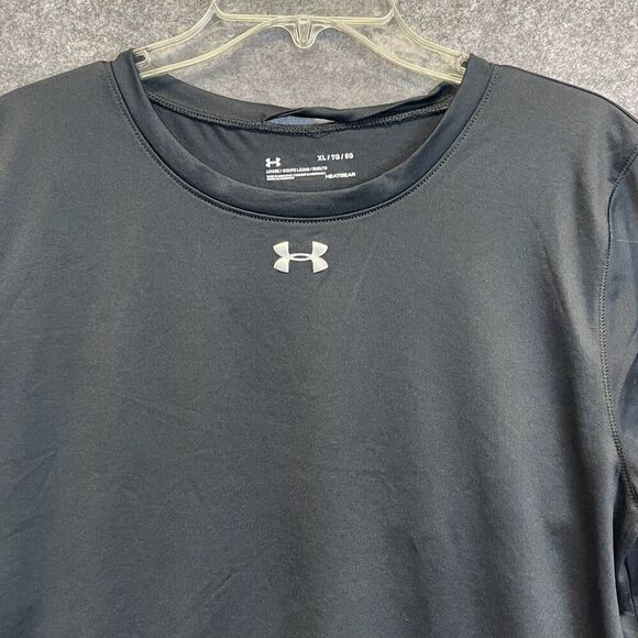 UNDER ARMOUR Challenger Tee Women's XL Black Loose Heatgear Active Pro Training - Picture 2 of 13